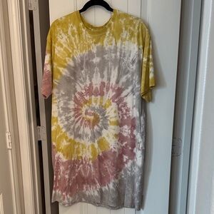 Tie-Dye T Shirt Dress